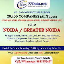 77 Data: Download the List of Manufacturing Companies in Greater Noida
